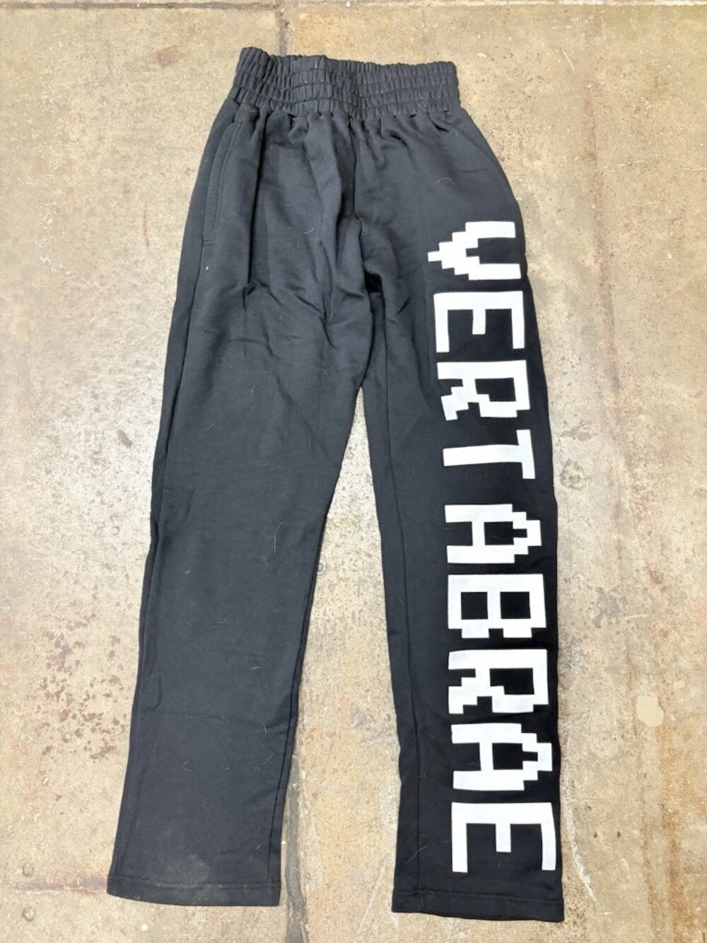 TRIED ON Vertabrae Sweatpants Black/White Size XXL